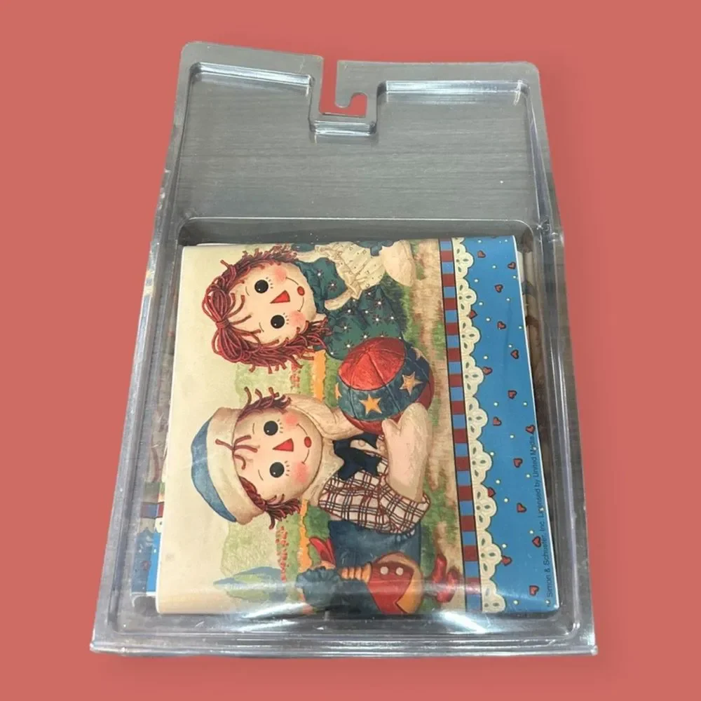 🧸 NWT RAGGEDY ANN + ANDY WALL BORDER STICK UPS 5